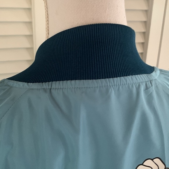 Disney Parks Blue Long Sleeve Zip Mickey Mouse Retro Windbreaker Jacket 2XL - Picture 4 of 8